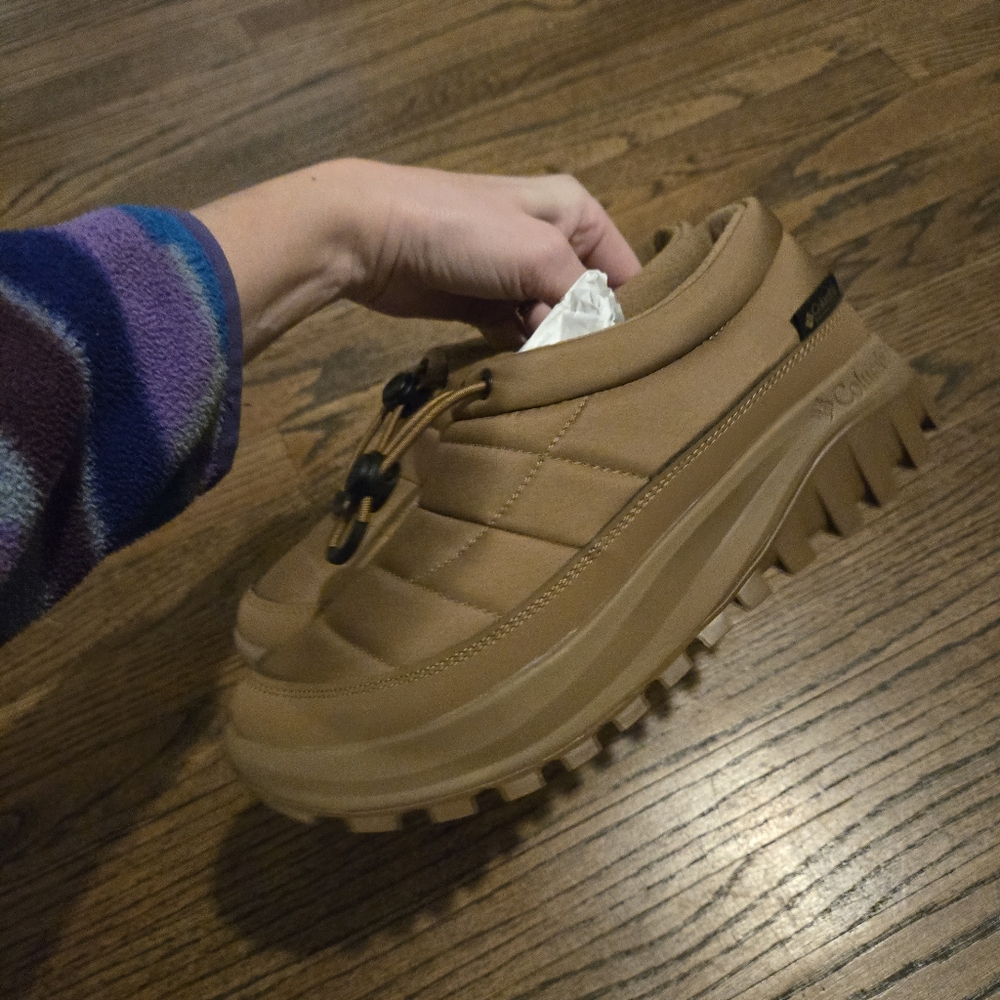 Columbia 7.5 Camel Snowtrot Unwind Insulated Boots for Ladies - Picture 9 of 10